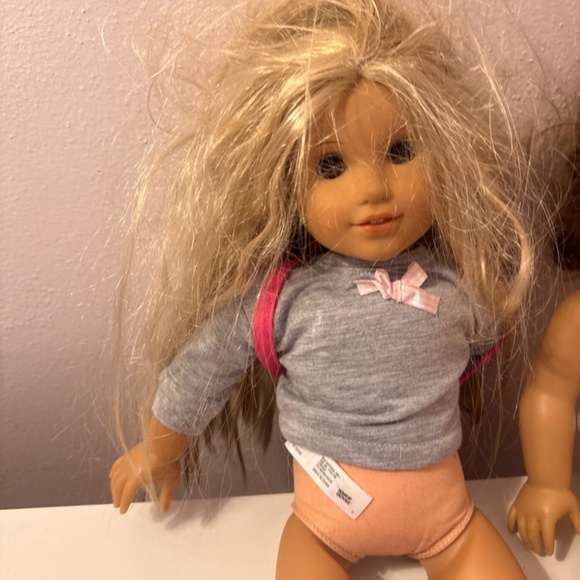American Girl Dolls bundle of 2 with Blonde and Brown Hair - Picture 2 of 6